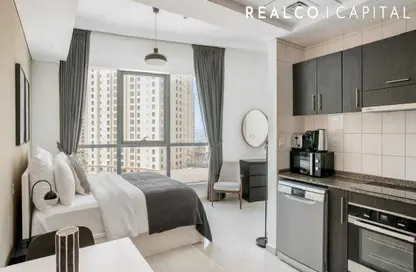 Apartment - Studio - 1 Bathroom for rent in Bay Central West - Bay Central - Dubai Marina - Dubai