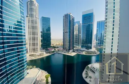 Apartment - 1 Bedroom - 2 Bathrooms for rent in Jumeirah Bay X1 - JLT Cluster X - Jumeirah Lake Towers - Dubai