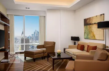 Living Room image for: Hotel  and  Hotel Apartment - 2 Bedrooms - 2 Bathrooms for rent in La Suite Dubai Hotel  and  Apartments - Al Sufouh 1 - Al Sufouh - Dubai, Image 1