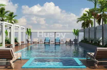 Pool image for: Apartment - 1 Bedroom - 2 Bathrooms for sale in Hyde Walk - Jumeirah Garden City - Al Satwa - Dubai, Image 1