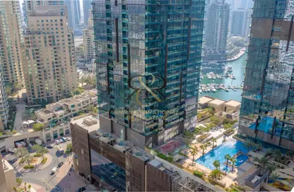 Apartment - 1 Bedroom - 2 Bathrooms for rent in The Torch - Dubai Marina - Dubai