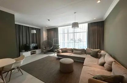 Living Room image for: Apartment - 2 Bedrooms - 2 Bathrooms for sale in Trident Waterfront - Dubai Marina - Dubai, Image 1