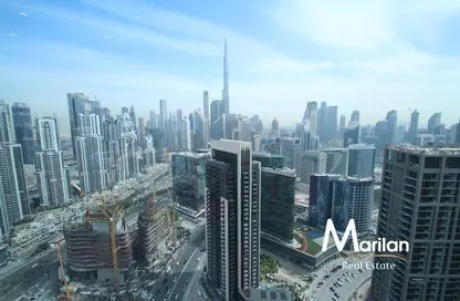 مكتب - استوديو للايجار في برج بورلينجتون - الخليج التجاري - دبي