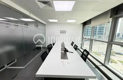 Office Space - Studio - 1 Bathroom for rent in The Binary Tower - Business Bay - Dubai