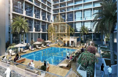 Pool image for: Apartment - 1 Bedroom - 1 Bathroom for sale in Oasis 2 - Oasis Residences - Masdar City - Abu Dhabi, Image 1
