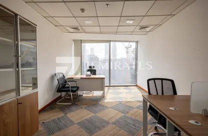 Office Space - Studio - 1 Bathroom for rent in The Binary Tower - Business Bay - Dubai