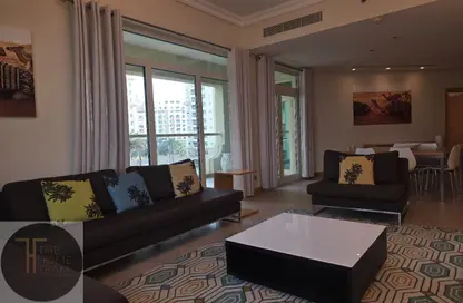 Apartment - 3 Bedrooms - 4 Bathrooms for rent in Al Das - Shoreline Apartments - Palm Jumeirah - Dubai