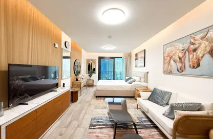 Apartment - Studio - 1 Bathroom for rent in Ahad Residences - Business Bay - Dubai