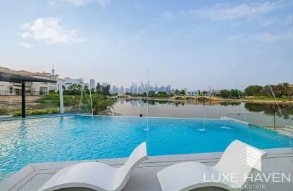Villa - 5 Bedrooms - 6 Bathrooms for rent in Entertainment Foyer - European Clusters - Jumeirah Islands - Dubai