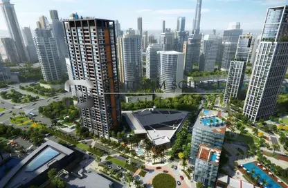 Apartment - Studio - 1 Bathroom for sale in Peninsula Two - Peninsula - Business Bay - Dubai