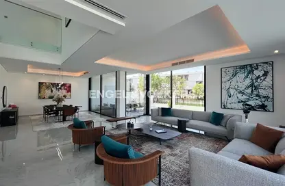 Living Room image for: Villa - 5 Bedrooms - 7 Bathrooms for sale in Chorisia 1 Villas - Al Barari - Dubai, Image 1
