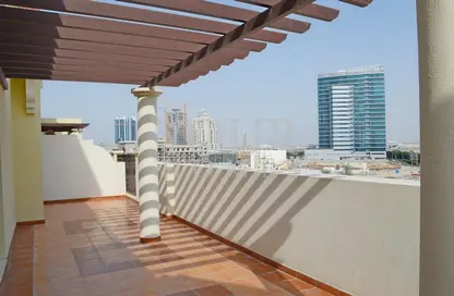 Terrace image for: Apartment - 2 Bedrooms - 2 Bathrooms for sale in Pantheon Boulevard - Jumeirah Village Circle - Dubai, Image 1