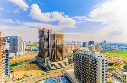 Apartment - Studio - 1 Bathroom for rent in Global Golf Residences 2 - Dubai Sports City - Dubai