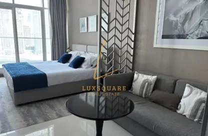 Apartment - Studio - 1 Bathroom for rent in Damac Maison Prive B - Damac Maison Prive - Business Bay - Dubai