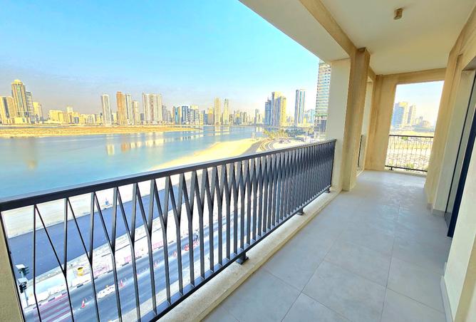 Apartment - 3 Bedrooms - 4 Bathrooms for rent in Cyan Beach Residence - Maryam Beach Residence - Maryam Island - Sharjah