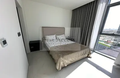 Room / Bedroom image for: Apartment - 1 Bedroom - 2 Bathrooms for rent in Residences 13 - District One - Mohammed Bin Rashid City - Dubai, Image 1