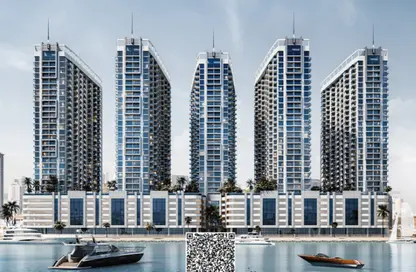 Apartment - 2 Bedrooms - 3 Bathrooms for sale in Ajman Creek Towers - Al Rashidiya 1 - Al Rashidiya - Ajman
