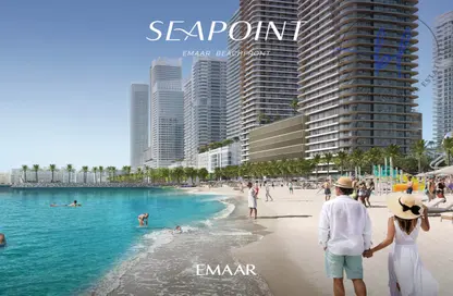 Apartment - 1 Bedroom - 2 Bathrooms for sale in Seapoint - EMAAR Beachfront - Dubai Harbour - Dubai