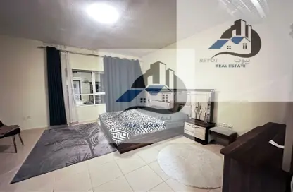 شقة - غرفة نوم - 2 حمامات للايجار في أورينت تاور 2 - أورينت تاور - البستان - عجمان