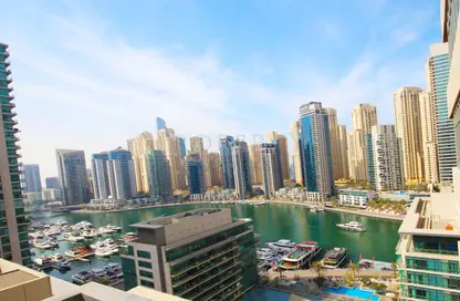 شقة - 2 غرف نوم - 2 حمامات للايجار في المجرة  1 - المجرة - دبي مارينا - دبي