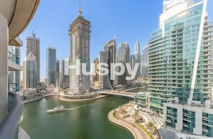 Apartment - 1 Bedroom - 2 Bathrooms for sale in Time Place Tower - Dubai Marina - Dubai