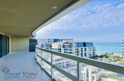 Balcony image for: Apartment - 3 Bedrooms - 4 Bathrooms for rent in Ajwan Towers - Saadiyat Cultural District - Saadiyat Island - Abu Dhabi, Image 1