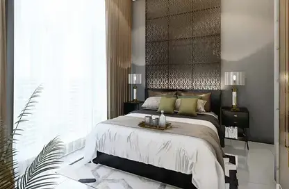 Room / Bedroom image for: Apartment - 3 Bedrooms - 4 Bathrooms for sale in Samana Waves 2 - Samana Waves - Jumeirah Village Circle - Dubai, Image 1