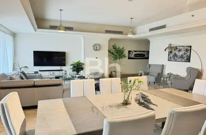 Apartment - 4 Bedrooms - 5 Bathrooms for rent in The Fairmont Palm Residence North - The Fairmont Palm Residences - Palm Jumeirah - Dubai