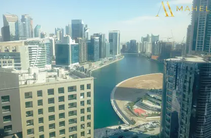 مكتب - استوديو - 1 حمام للايجار في برج بايناري - الخليج التجاري - دبي