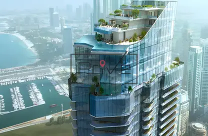 Apartment - 3 Bedrooms - 3 Bathrooms for sale in Habtoor Grand Residences - Dubai Marina - Dubai