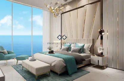 Room / Bedroom image for: Apartment - 1 Bathroom for sale in Oceanz by Danube - Maritime City - Dubai, Image 1