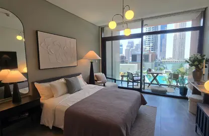 Apartment - Studio - 1 Bathroom for rent in Peninsula One - Peninsula - Business Bay - Dubai
