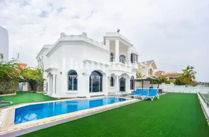 Villa - 4 Bedrooms - 5 Bathrooms for rent in Garden Homes Frond M - Garden Homes - Palm Jumeirah - Dubai