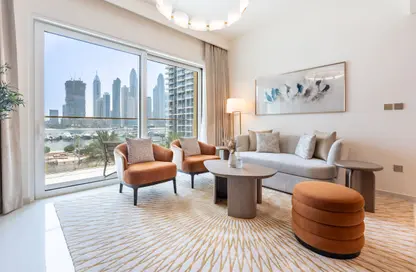 Apartment - 1 Bedroom - 1 Bathroom for rent in Grand Bleu Tower 1 - EMAAR Beachfront - Dubai Harbour - Dubai