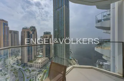 شقة - غرفة نوم - 2 حمامات للايجار في أدريس برج هاربور بوينت 1 - أدريس هاربور بوينت - مرسى خور دبي - دبي