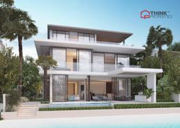 Outdoor House image for: Villa - 5 bedrooms - 7 bathrooms for sale in Frond M - Garden Homes - Palm Jebel Ali - Dubai, Image 1