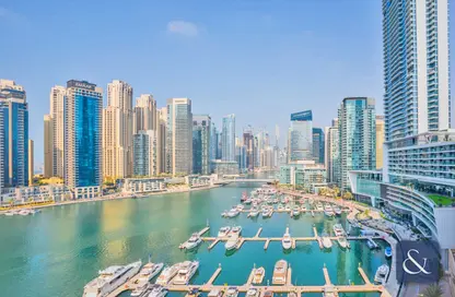 Water View image for: Apartment - 2 Bedrooms - 2 Bathrooms for sale in Ary Marina View Tower - Dubai Marina - Dubai, Image 1