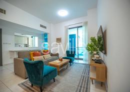Living Room image for: Apartment - 4 bedrooms - 4 bathrooms for rent in Azure - Dubai Marina - Dubai, Image 1