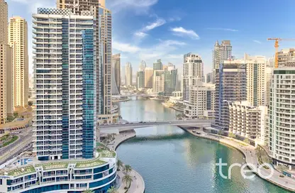 Apartment - 1 Bedroom - 2 Bathrooms for rent in Bay Central West - Bay Central - Dubai Marina - Dubai