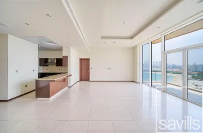 Apartment - 2 Bedrooms - 3 Bathrooms for rent in Sapphire - Tiara Residences - Palm Jumeirah - Dubai
