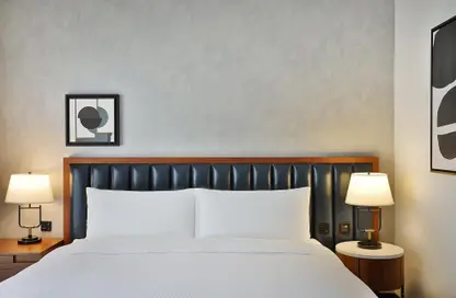 صورة لـ غرفة- غرفة النوم النزل و الشقق الفندقية - 3 غرف نوم - 4 حمامات للايجار في فندق وشقق دبل تري من هيلتون دبي إم سكوير - منخول - بر دبي - دبي ، صورة رقم 1