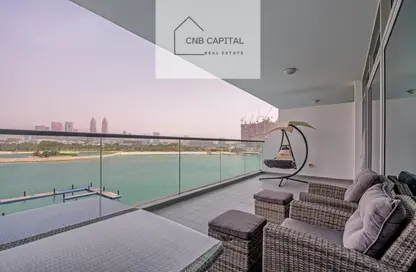 Apartment - 1 Bedroom - 2 Bathrooms for rent in Azure Residences - Palm Jumeirah - Dubai