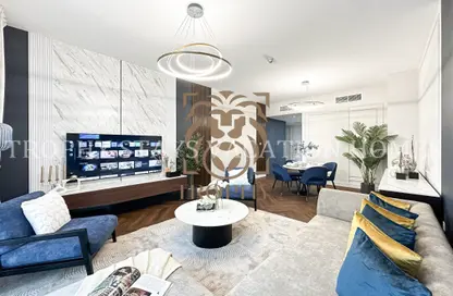 شقة - غرفة نوم - 2 حمامات للايجار في برج سولافا - دبي مارينا - دبي