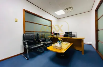 Office Space - Studio - 2 Bathrooms for rent in Al Muhairy Centre - Al Khalidiya - Abu Dhabi