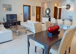 Living / Dining Room image for: Apartment - 2 bedrooms - 3 bathrooms for rent in Oceana Pacific - Oceana - Palm Jumeirah - Dubai, Image 1