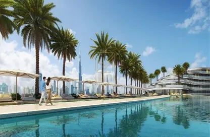 Apartment - 2 Bedrooms - 3 Bathrooms for sale in Binghatti Aquarise - Business Bay - Dubai