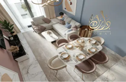 Living / Dining Room image for: Apartment - 2 Bedrooms - 3 Bathrooms for sale in Aras Heights - Majan - Dubai, Image 1