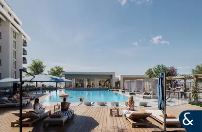 Apartment - 1 Bedroom - 2 Bathrooms for sale in Beachfront Gates - Dubai South (Dubai World Central) - Dubai