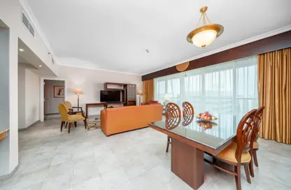 النزل و الشقق الفندقية - غرفة نوم - 2 حمامات للايجار في ماريوت للشقق الفندقية - رقة البطين - ديرة - دبي