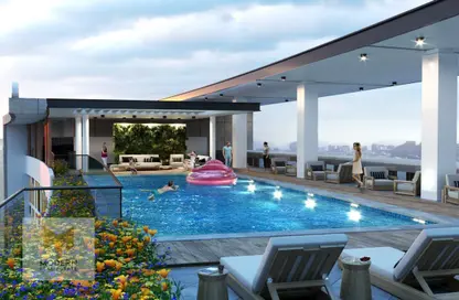 Pool image for: Duplex - 4 Bedrooms - 4 Bathrooms for sale in Perla 3 - Yas Bay - Yas Island - Abu Dhabi, Image 1